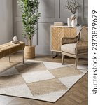 Jute rugs for floor carpet