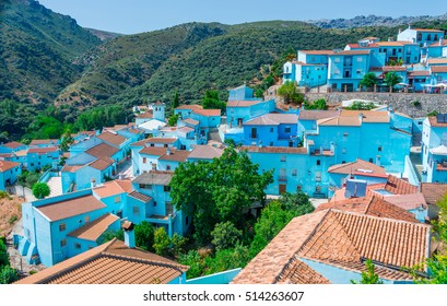 Juzcar деревня Смурф, известная деревня Андалусия