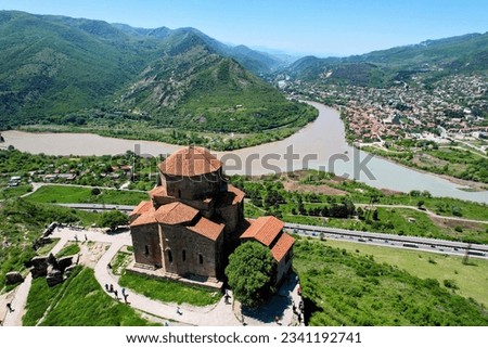 Jvari monastery above the ancient city of Mtskheta