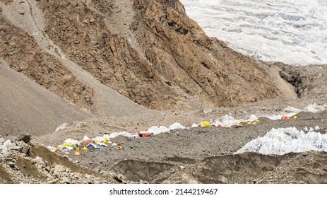 K2 Base Camp During K2 Trek On Baltoro Glacier