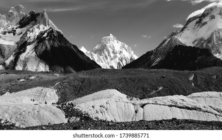 K2 Mountain At Baltoro Glacier