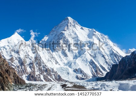 K2 mountain peak, second highest mountain in the world, K2 trek, Pakistan, Asia