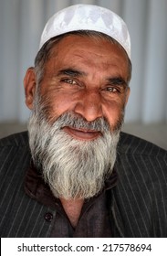 KABUL, AFGHANISTAN - 12 OCTOBER 2012:  An Unidentified Afghan Trader Waits For Trade At A Military Base On October 12, 2012 In Kabul.