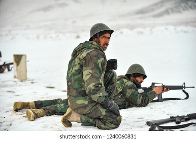 Kabul, Kabul/ Afghanistan - Circa 2008: The Kabul Military Training Centre Is A Basic Training Centre For The Afghan Armed Forces. 