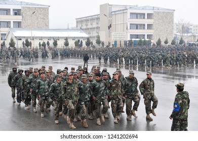 Kabul, Kabul/ Afghanistan - Circa 2008: The Kabul Military Training Centre Is A Basic Training Centre For The Afghan Armed Forces. 