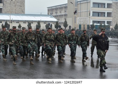 Kabul, Kabul/ Afghanistan - Circa 2008: The Kabul Military Training Centre Is A Basic Training Centre For The Afghan Armed Forces. 