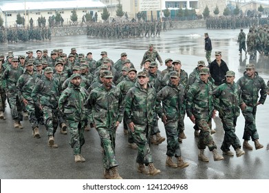 Kabul, Kabul/ Afghanistan - Circa 2008: The Kabul Military Training Centre Is A Basic Training Centre For The Afghan Armed Forces. 