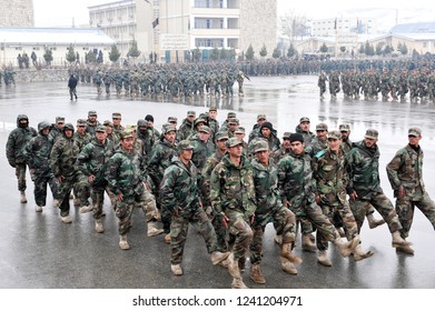 Kabul, Kabul/ Afghanistan - Circa 2008: The Kabul Military Training Centre Is A Basic Training Centre For The Afghan Armed Forces. 