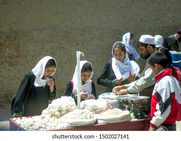 Kabul Afghanistan On September 12, 2019: Students Were Buying Some Food After School Hours