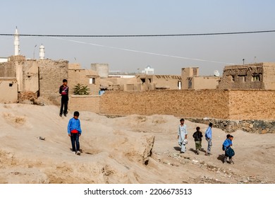 Kabul, Afghanistan - Yune 8, 2011: Afghan People In Kabul, Natives Of Afghanistan On Streets Of The City