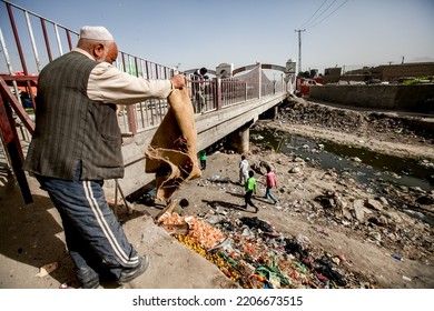 Kabul, Afghanistan - Yune 8, 2011: Afghan People In Kabul, Natives Of Afghanistan On Streets Of The City