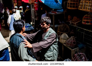 Kabul, Afghanistan - Yune 8, 2011: Afghan People In Kabul, Natives Of Afghanistan On Streets Of The City