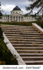 Kachanivka, Ukraine - October 17, 2021: Kachanivka Palace And Landscaped Park, One Of The Many Country Estates Built By Pyotr Rumyantsev, Catherine II's Viceroy Of Little Russia In 1770s.