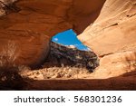 Kachina Bridge in the Natural Bridges National Monument in winter, USA