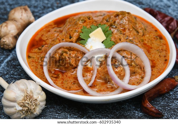 Kadai Chicken Karahi Currytikka Masalakorma Ingredients Stock Photo Edit Now