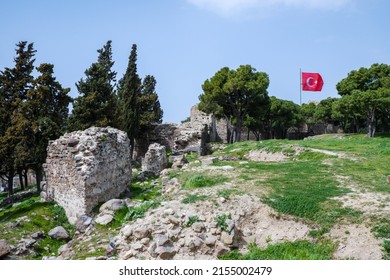 Kadifekale, A Hilltop Castle In İzmir, Turkey.