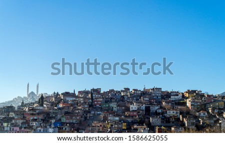 Similar – Image, Stock Photo penthouse Barcelona Town