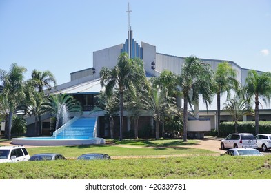 KAHULUI, HI -30 MARCH 2016- The King's Cathedral (First Assembly Of God Church) In Kahului On The Hawaiian Island Of Maui.