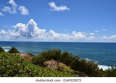 Kaiakea Point At Kapaa On Kauai Island In Hawaii