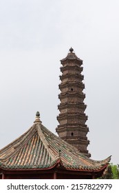 KAIFENG, CHINA, JUNE 7, 2021: The Song Dynasty Iron Pagoda Of Kaifeng