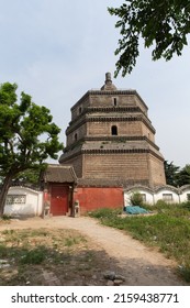 KAIFENG, CHINA, JUNE 8, 2021: Song Dynasty Relic Pota Pagoda 