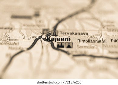 Kajaani On Map.