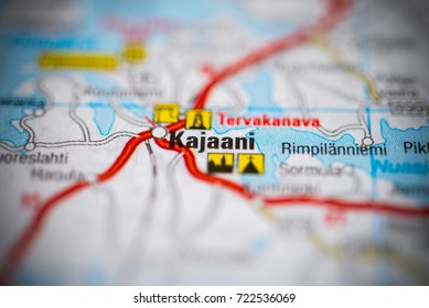 Kajaani On Map.