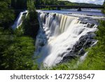 Kakabeka Falls (waterfall) during summer