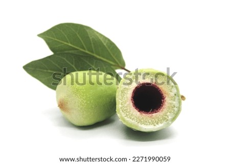 Kakadu plum fruit isolated on white background