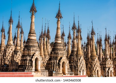 Kakku Pagodas Nearly 2500 Beautiful Stone Stock Photo 1443460508 ...