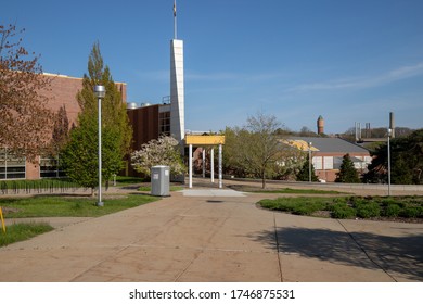 Kalamazoo, Michigan/USA - May 13 2020: Western Michigan University Campus SRC Gym