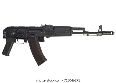 Kalashnikov AK 74M Assault Rifle On White