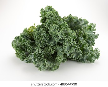 Kale Bunch Isolated On White