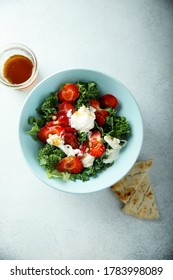 Kale Salad With Cheese And Strawberry