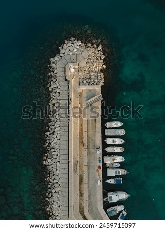 Similar – Foto Bild Luftbilddrohne Ansicht des alten Schiffbruch-Geisterschiffes