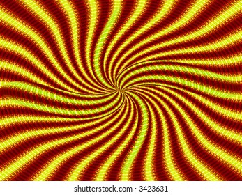 kaleidoscopic interference pattern of a laser beam reflected by a polymer film