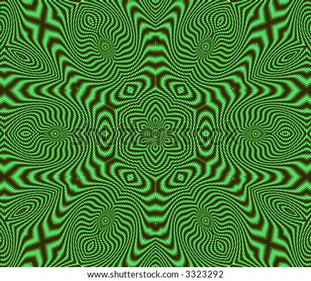 kaleidoscopic interference pattern of a laser beam reflected by a polymer film
