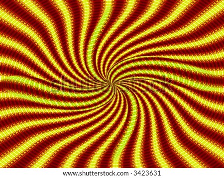 kaleidoscopic interference pattern of a laser beam reflected by a polymer film