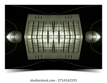 Kaleidoscopic sci fi keyboard interface for futuristic technology ui and cyber game background
- Powered by Shutterstock - Get 15% off with code: PIKWIZARD15