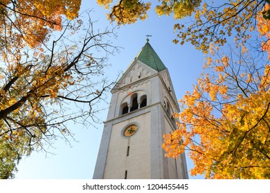 The Kaliningrad Puppet Theatre Through The Autumn Foliage