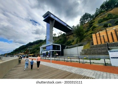 Kaliningrad \ Russia - 20.08.2021:  The City Of Kaliningrad  City Of The Russian Federation.