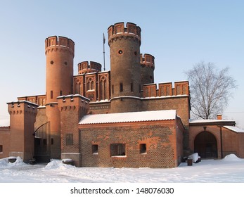 Kaliningrad, Russia. Fridrikhsburgsky Gate In The Winter Morning