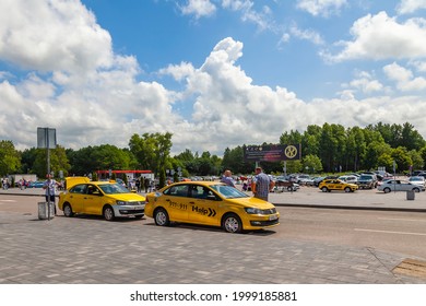 Kaliningrad, Russia, June 28, 2021. Car Parking At Khrabrovo Airport