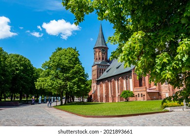 Kaliningrad, Russia - May 31, 2021: Königsberg Cathedral On A Clear Summer Day