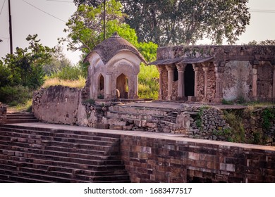 Kalinjar Fort, 10th Century Beautiful Ancient Architecture, Built By Chandela King, Located In Banda District Of Uttar Pradesh State, Near World Heritage Site Of Khajuraho.