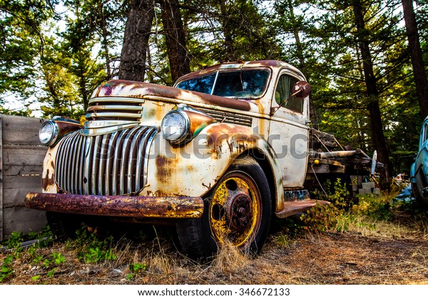 Kalispell Mt August 2 Old Cars Stock Photo (Edit Now) 346672133