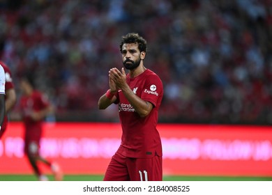 Kallang-Singapore-15JUL2022-Mohamed Salah #11 Player Of Liverpool In Action During Pre-season Against Crystal Palace At National Stadium,singapore