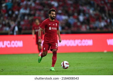 Kallang-Singapore-15JUL2022-Mohamed Salah #11 Player Of Liverpool In Action During Pre-season Against Crystal Palace At National Stadium,singapore