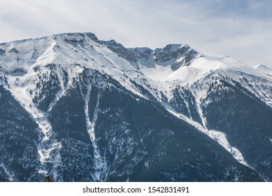 Kalogeros Peak At Olympus Mountain In Greece