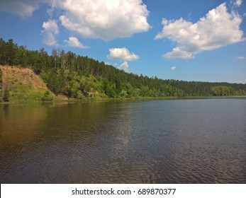 The Kama River In Russia